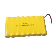 9.6v 400mah AAA Battery Pack With Cable and Connector